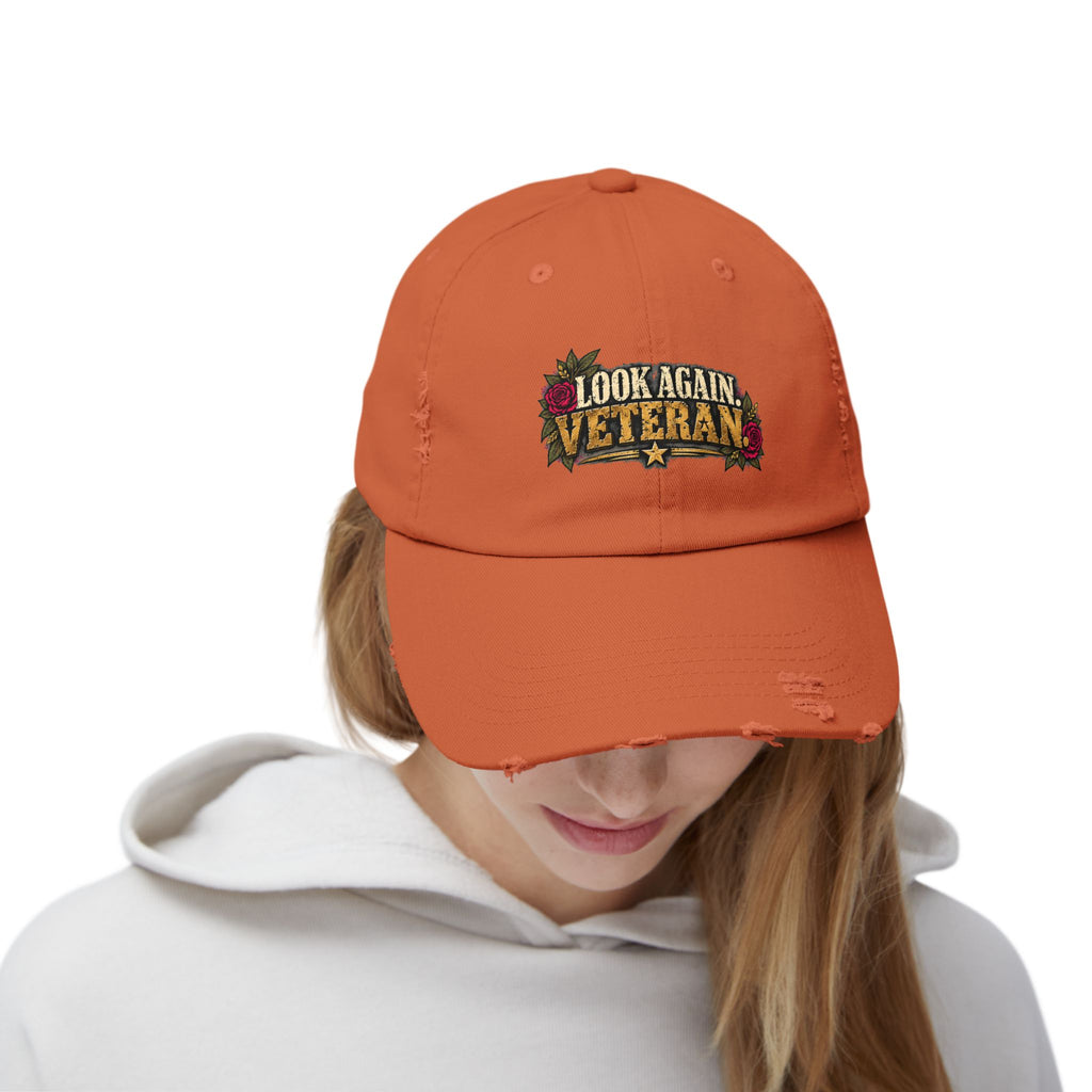 Look Again, Veteran | Distressed Veteran Cap