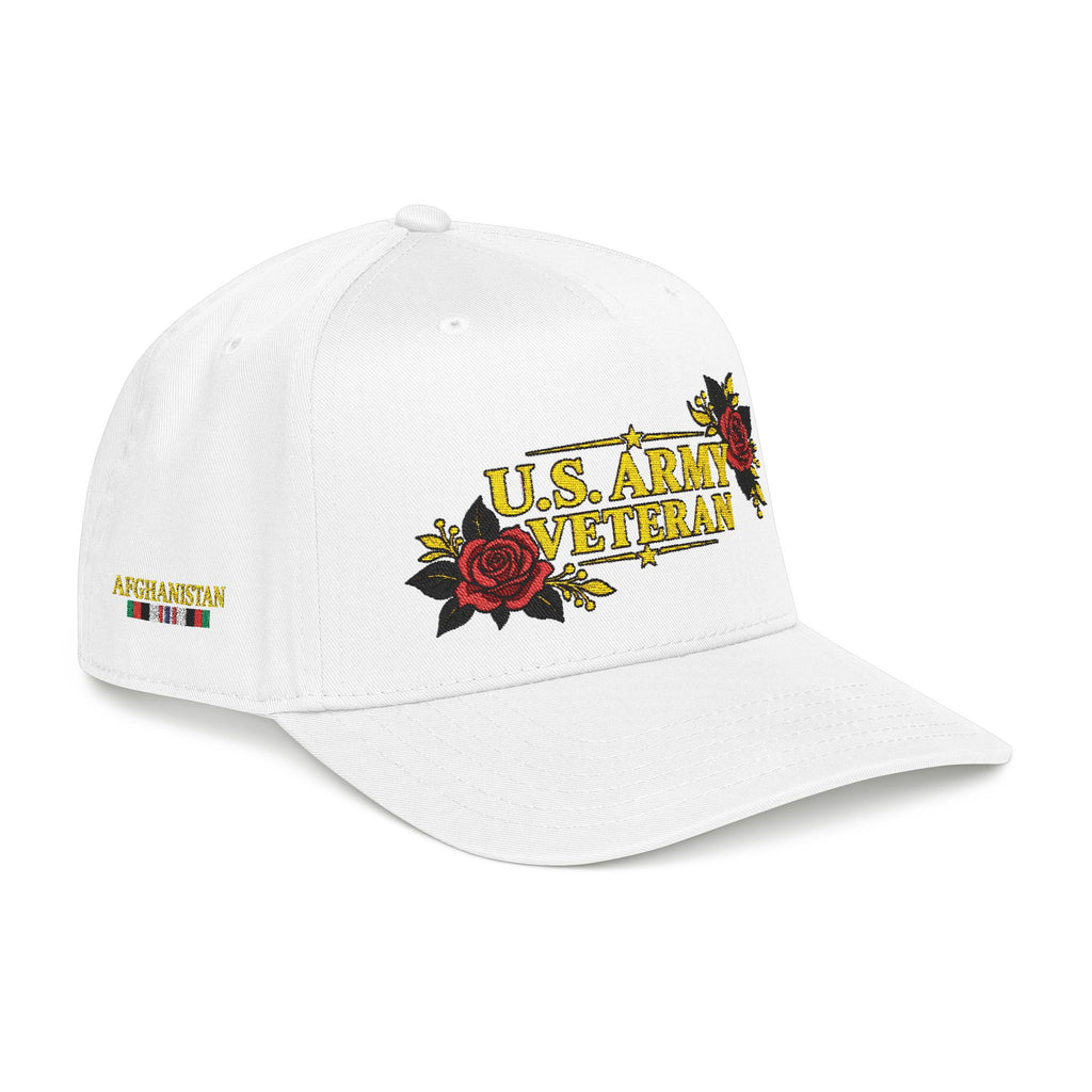 Crimson Rose | U.S. Army Veteran Floral Cap