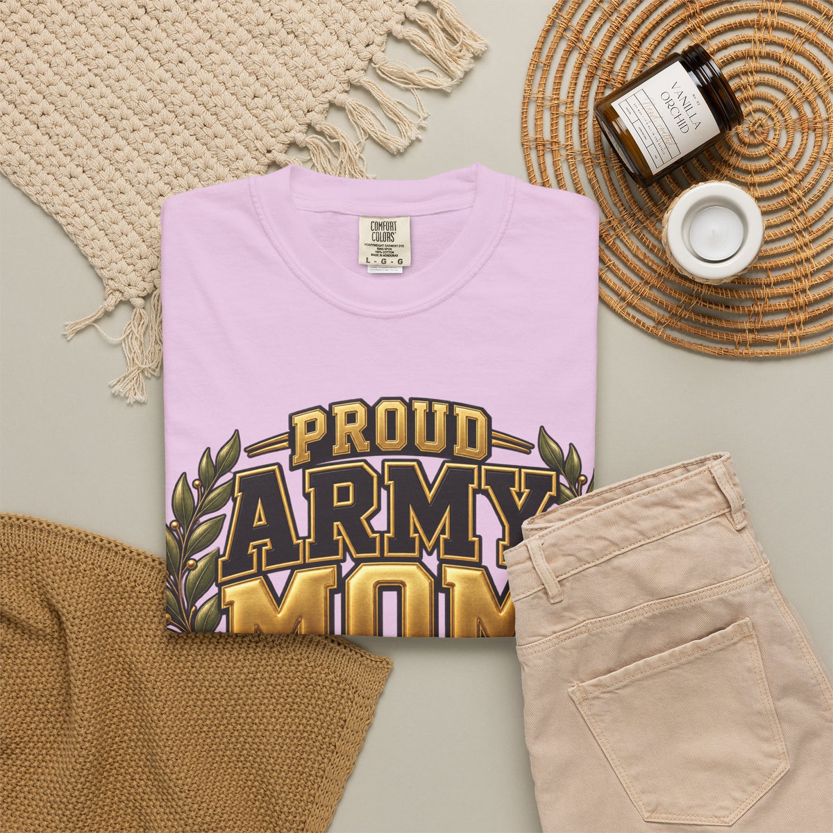 Proud Army Mom | Graduation Crew Tee