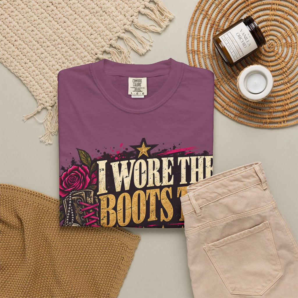 I Wore the Boots Too | Distressed Rebellion Veteran Tee