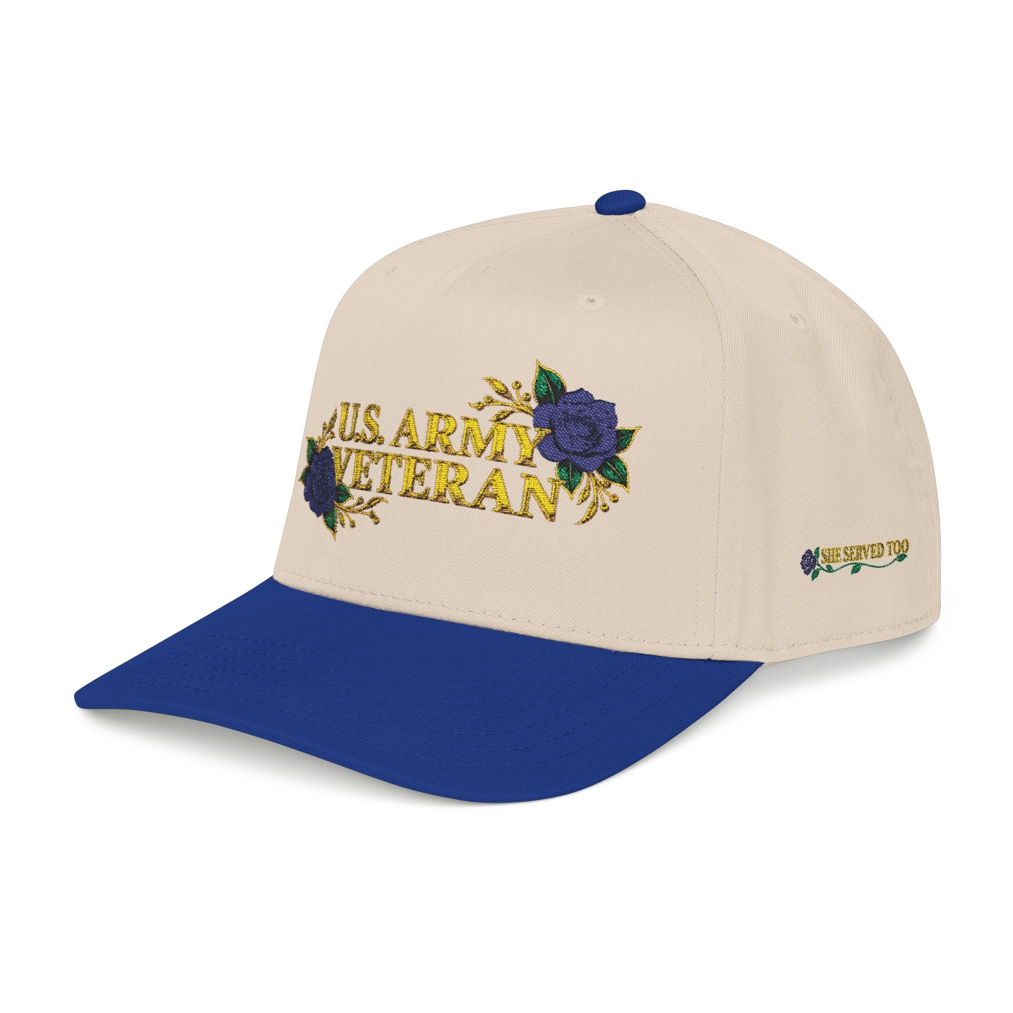 Blue Rose Courage | U.S. Army Veteran Cap