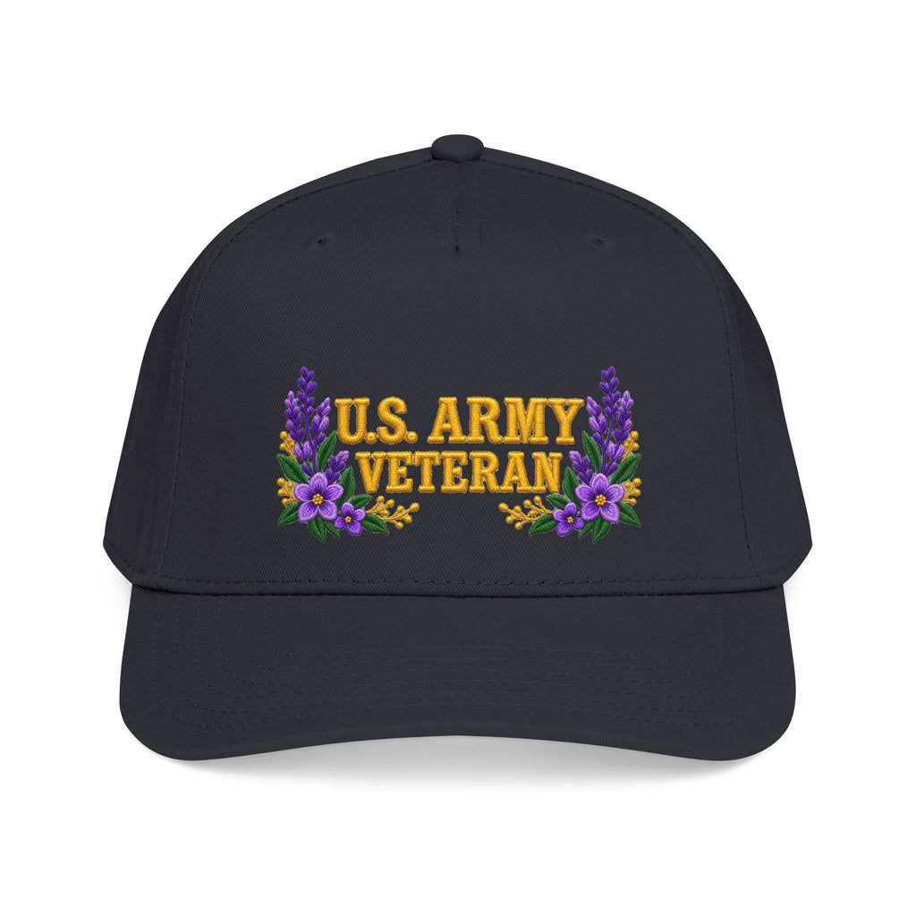U.S. Army Veteran | Purple Wildflower Mid-Profile Cap