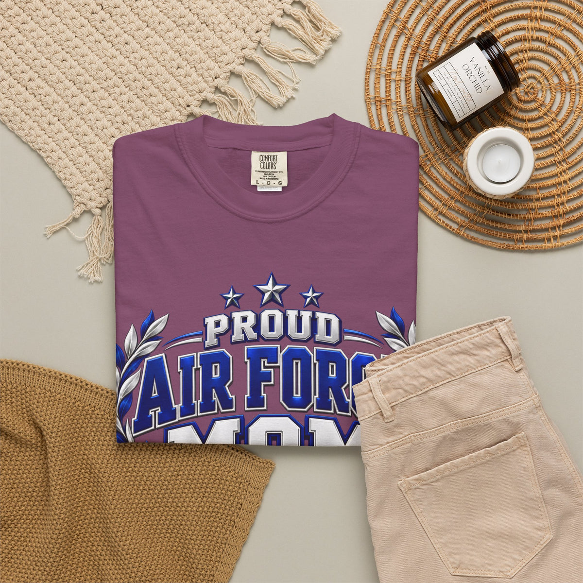 Proud Air Force Mom | Graduation Crew Tee