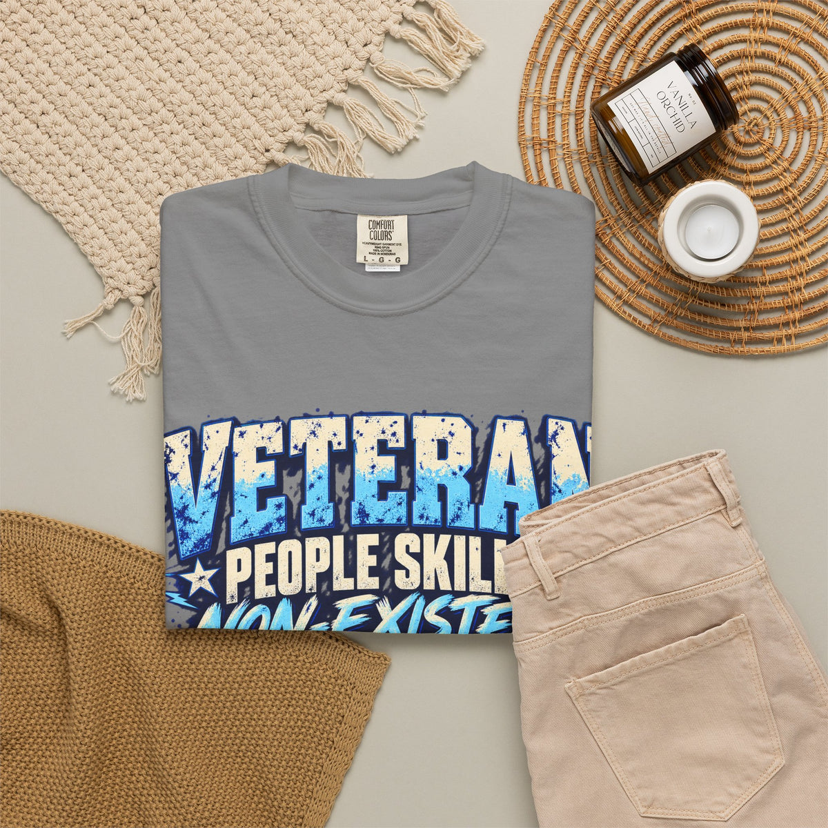 People Skills: Non-Existent | Disgruntled Veteran Tee