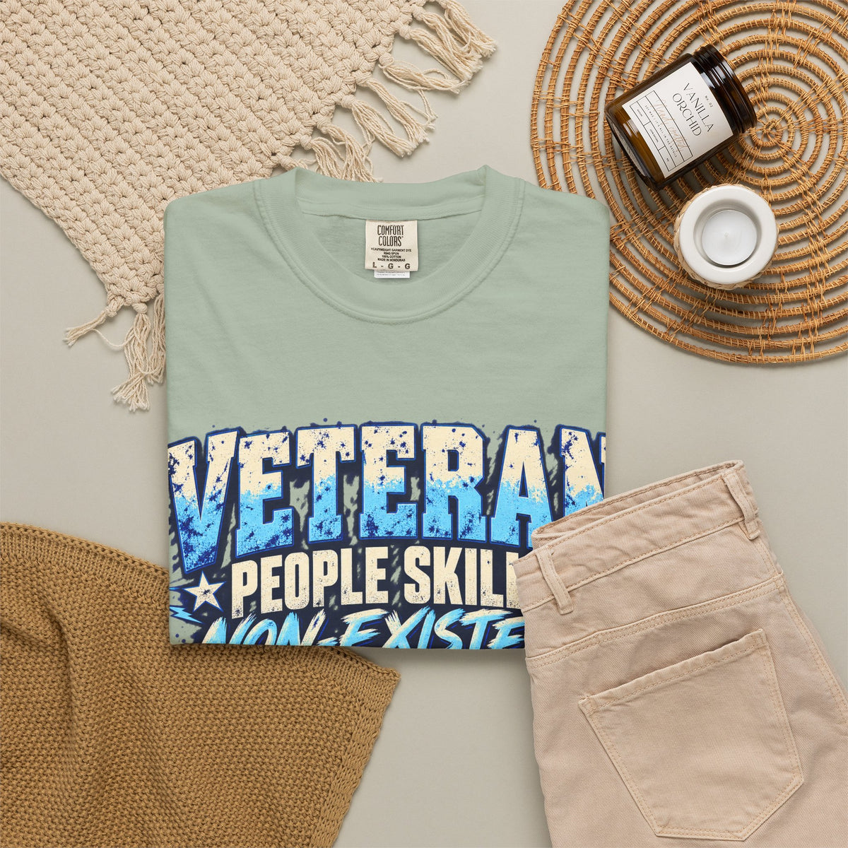 People Skills: Non-Existent | Disgruntled Veteran Tee