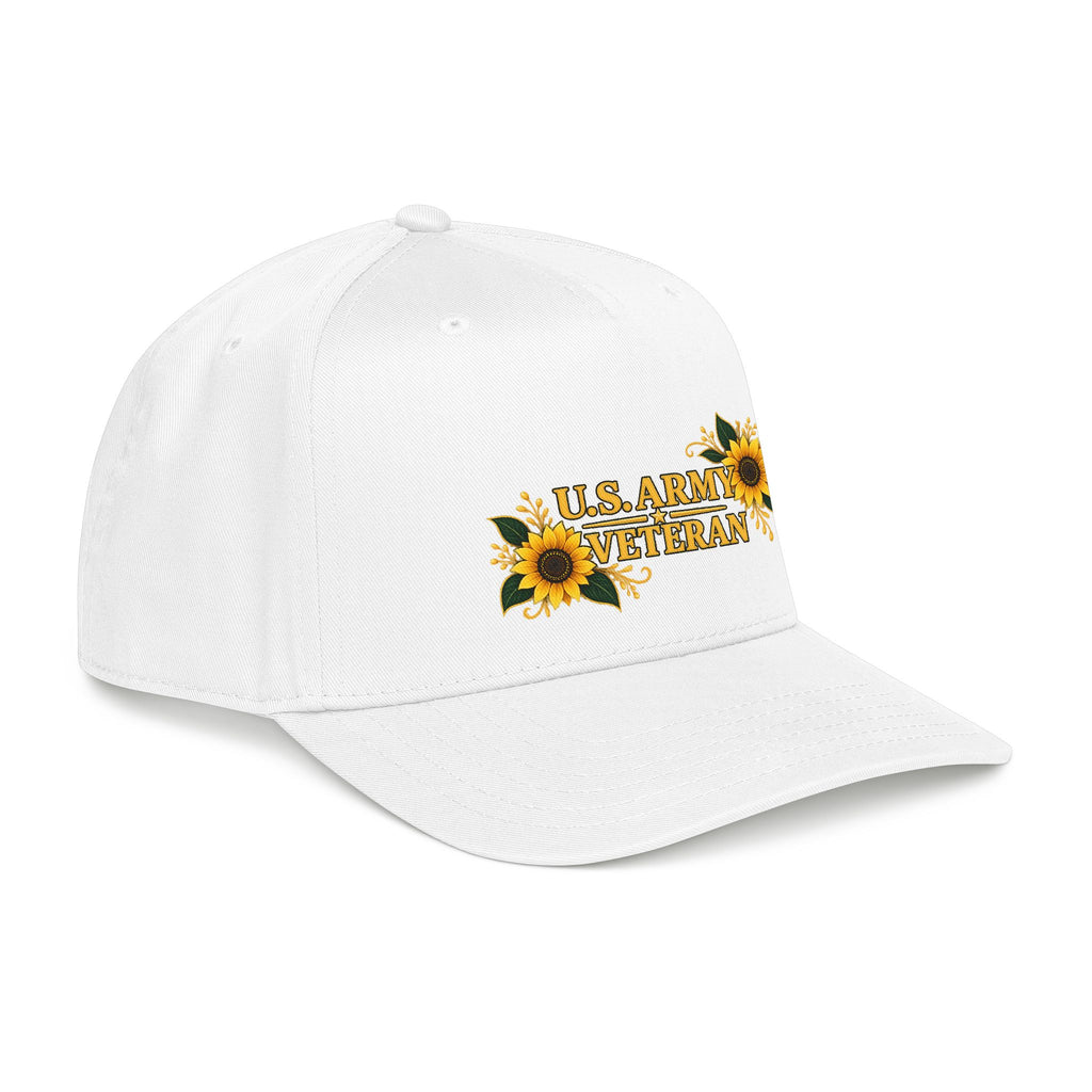 U.S. Army Veteran | Sunflower Mid-Profile Cap
