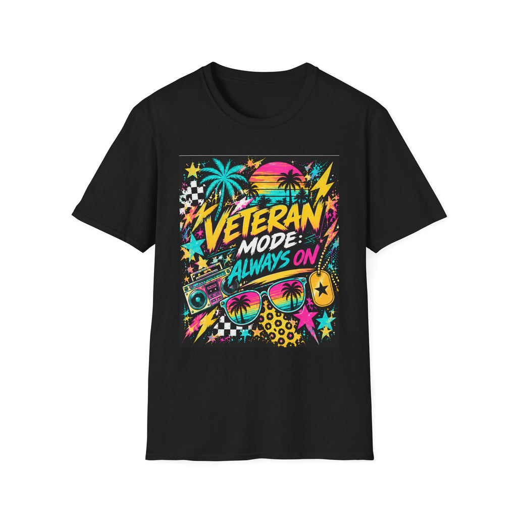 Veteran Mode: Always On | Retro 80s Graphic Tee