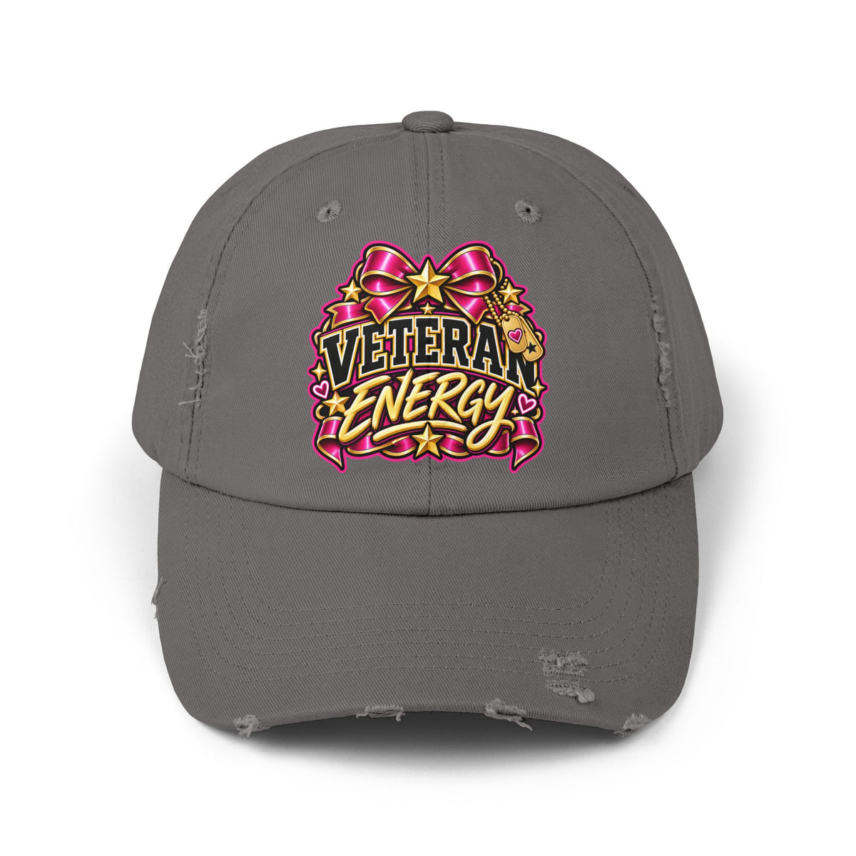 Veteran Energy | Floral Distressed Cap