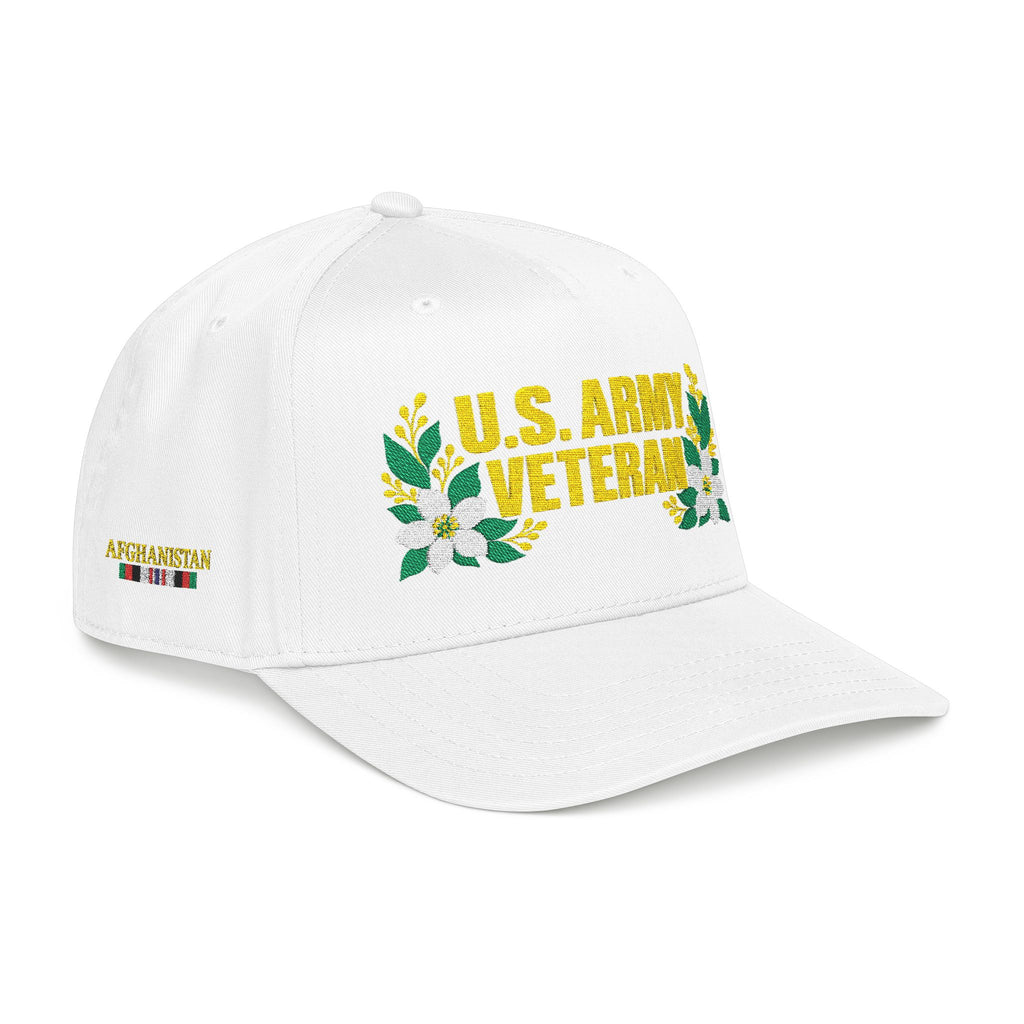 Still Her — U.S. Army Veteran Floral Hat | White Blossom