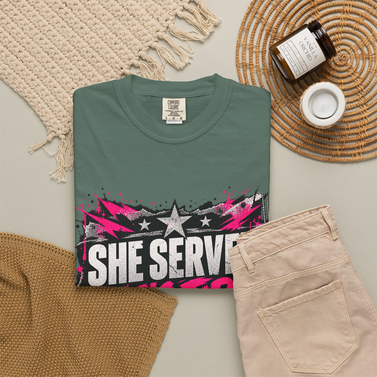 She Served. She's Tired. | Women Veteran Tee