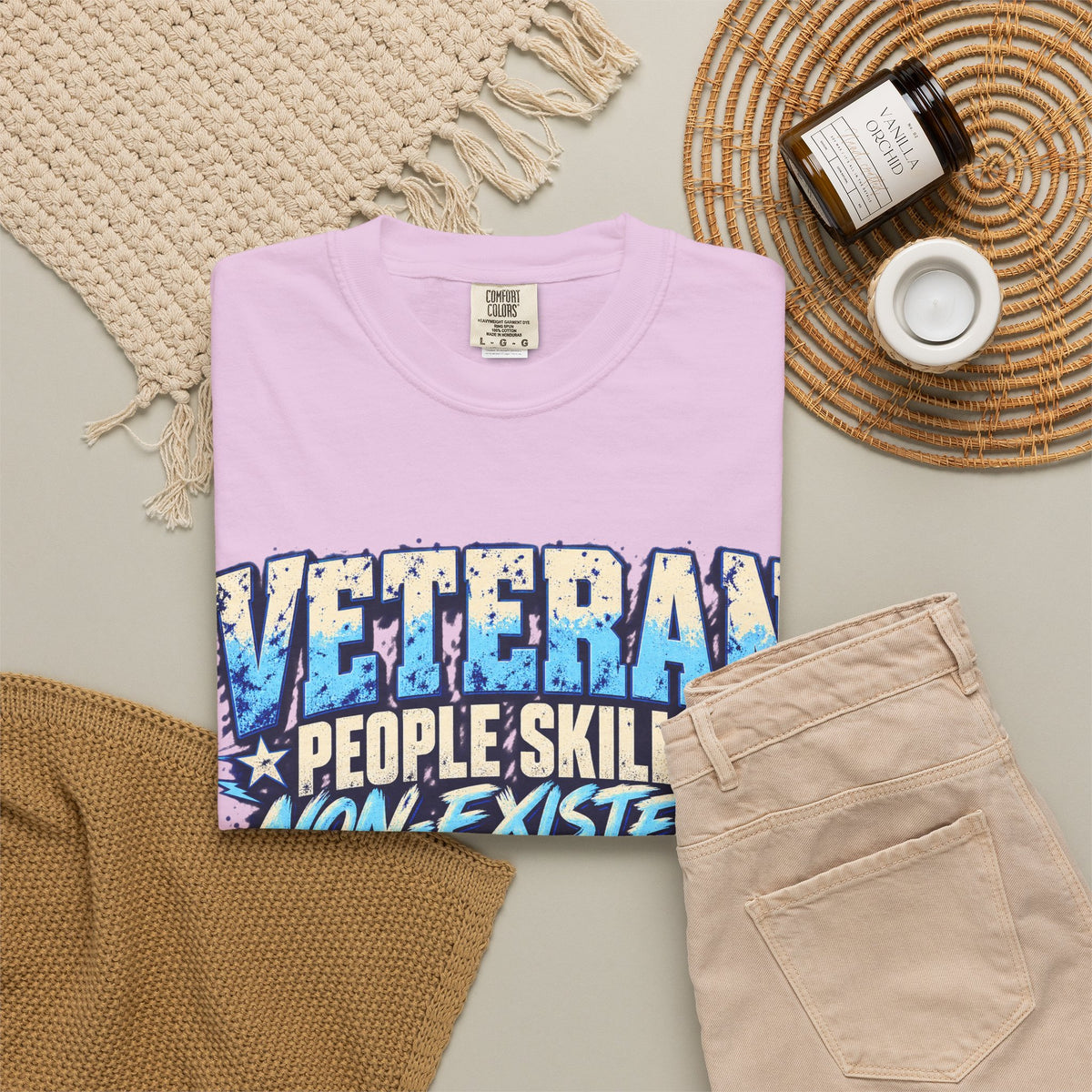 People Skills: Non-Existent | Disgruntled Veteran Tee