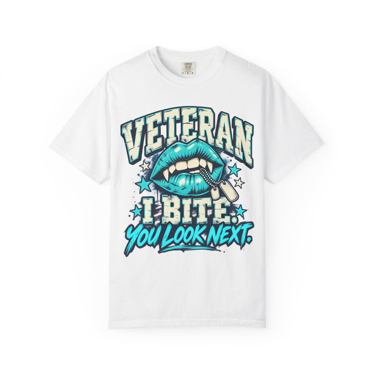 I Bite. You Look Next. | Disgruntled Veteran Tee