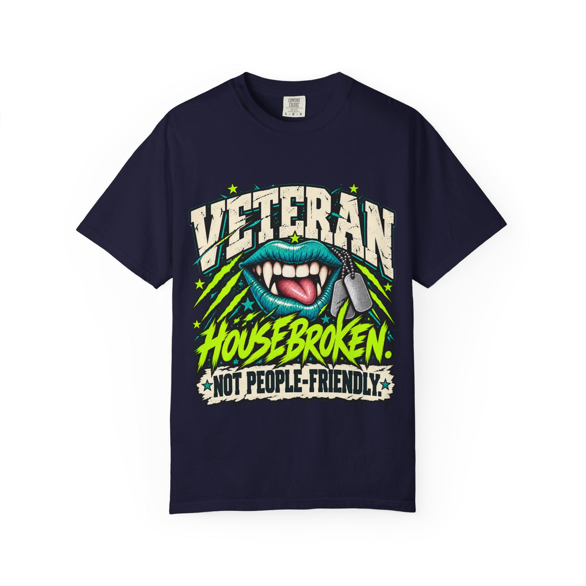 Housebroken. Not People-Friendly. | Disgruntled Veteran Tee