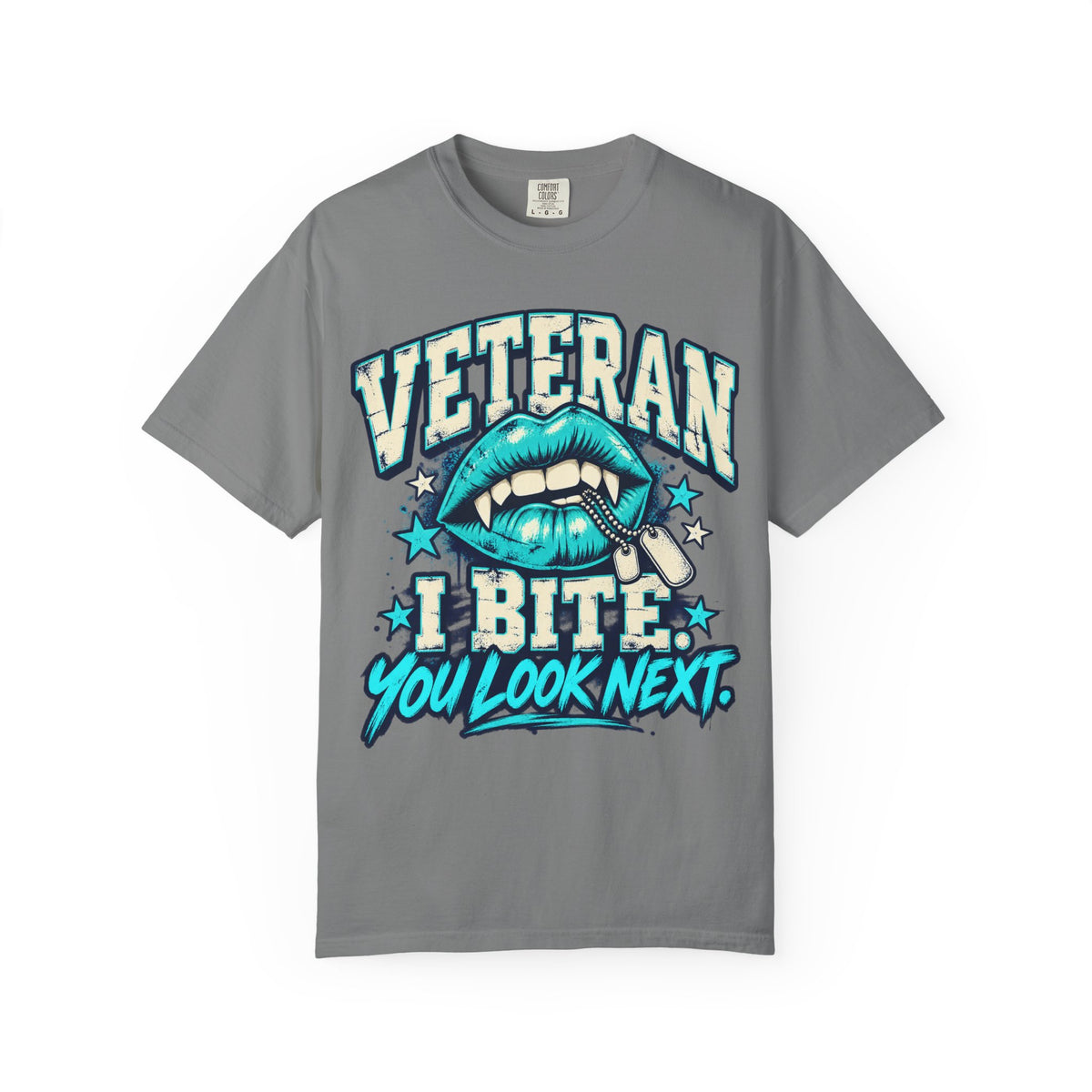 I Bite. You Look Next. | Disgruntled Veteran Tee