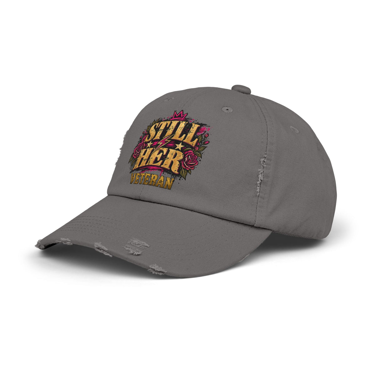 Still Her | Distressed Rebellion Veteran Cap
