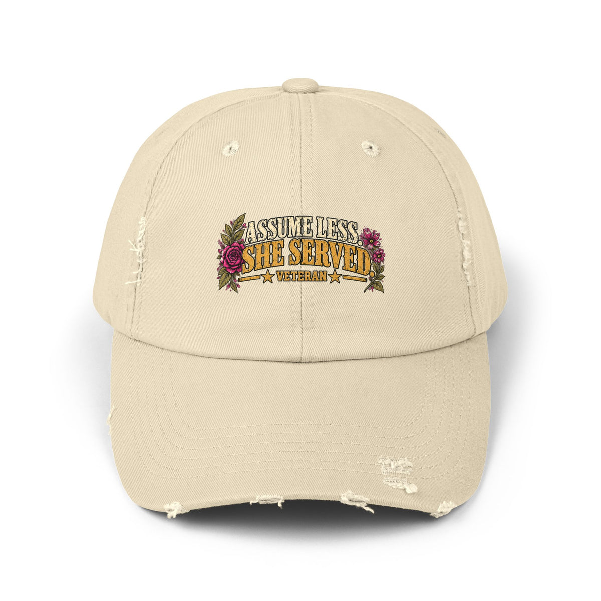 Assume Less, She Served More | Distressed Veteran Cap