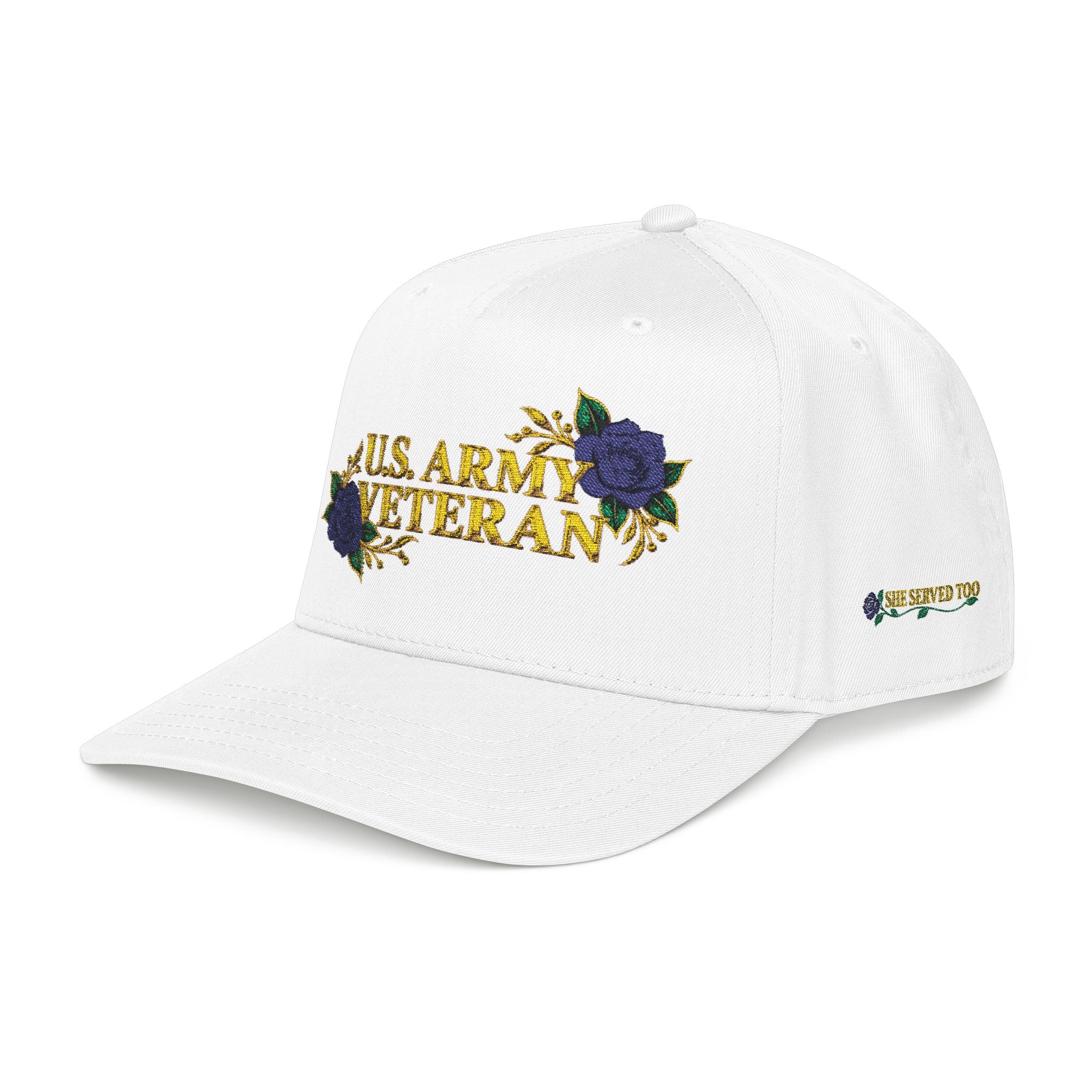 Blue Rose Courage | U.S. Army Veteran Cap