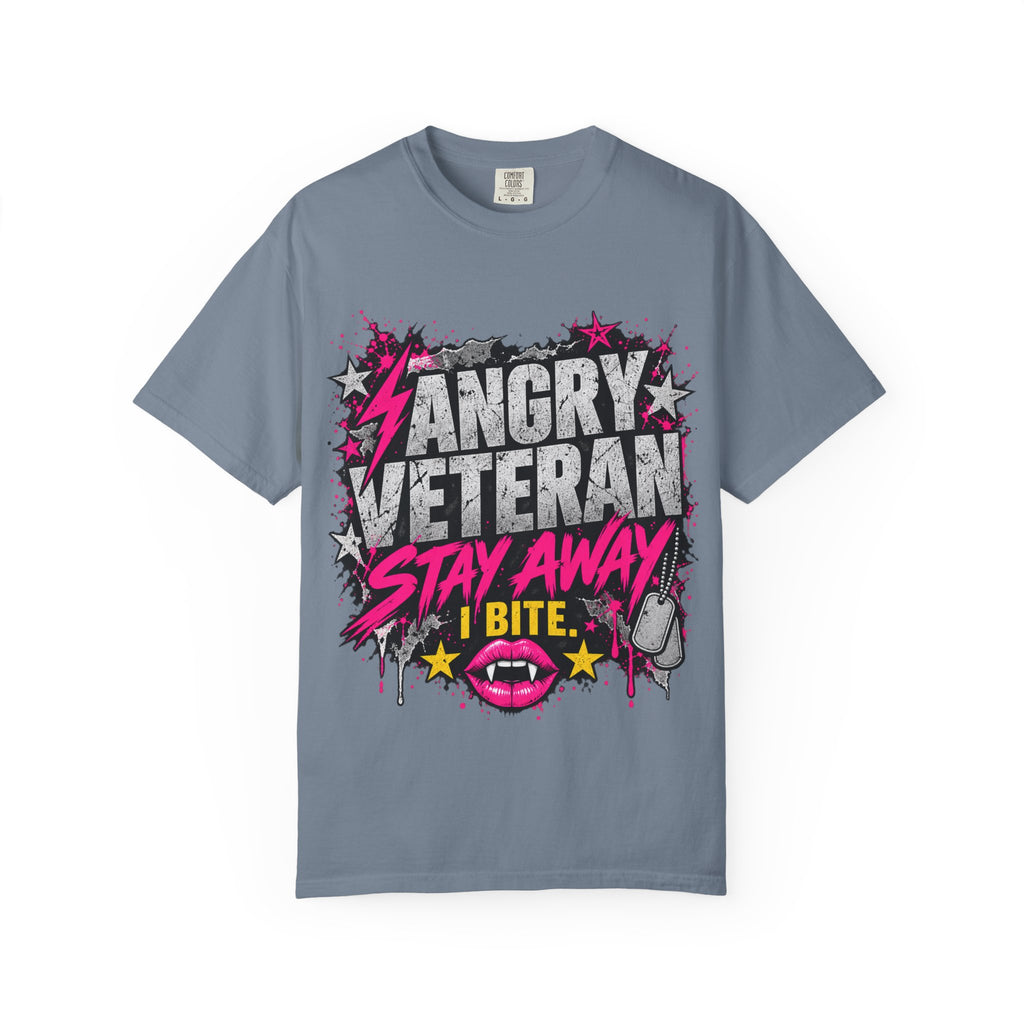 Stay Away. I Bite. | Angry Veteran Tee