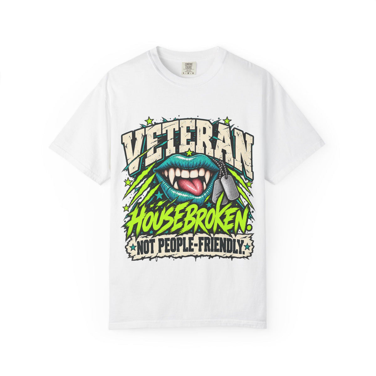 Housebroken. Not People-Friendly. | Disgruntled Veteran Tee