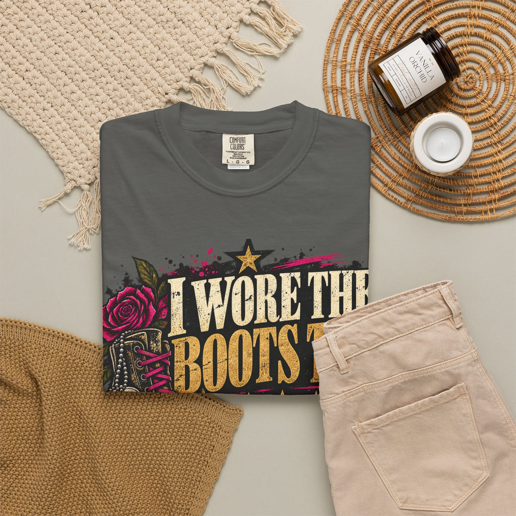 I Wore the Boots Too | Distressed Rebellion Veteran Tee