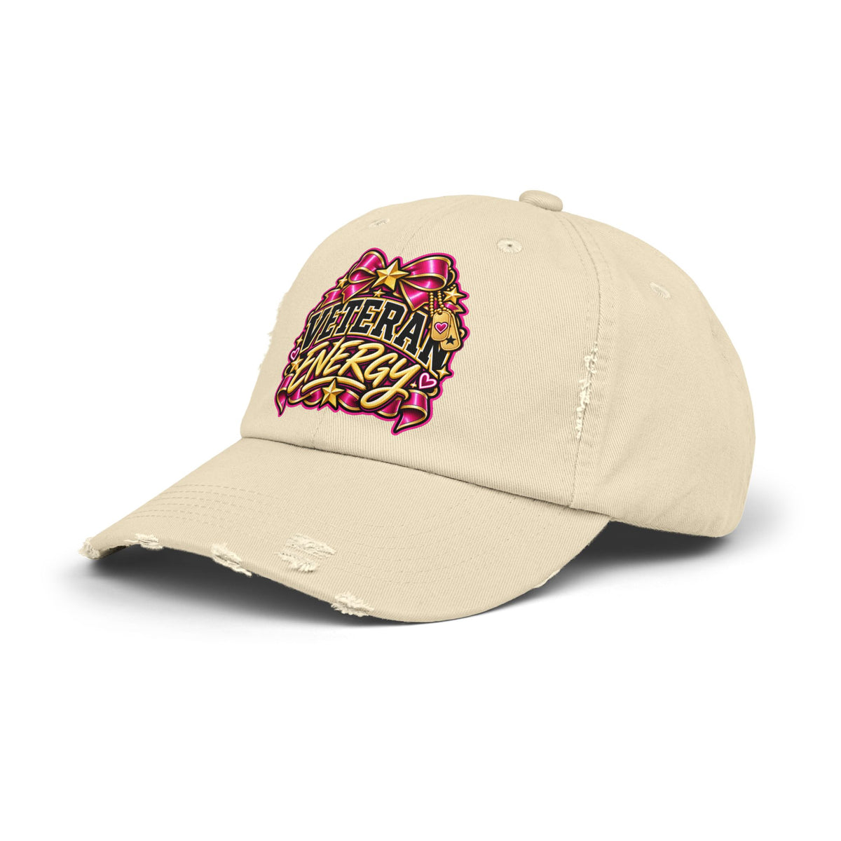Veteran Energy | Floral Distressed Cap