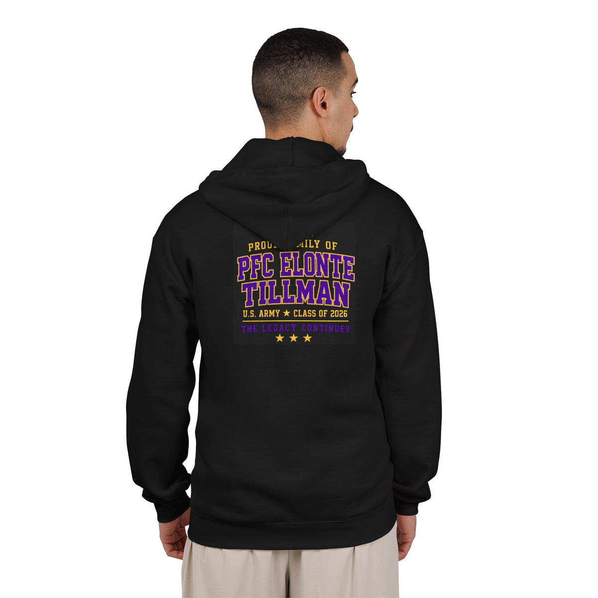 Bravery Runs in the Family | Personalized Lettering Hoodie