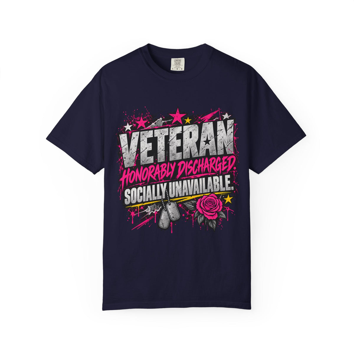 Socially Unavailable | Disgruntled Veteran Tee