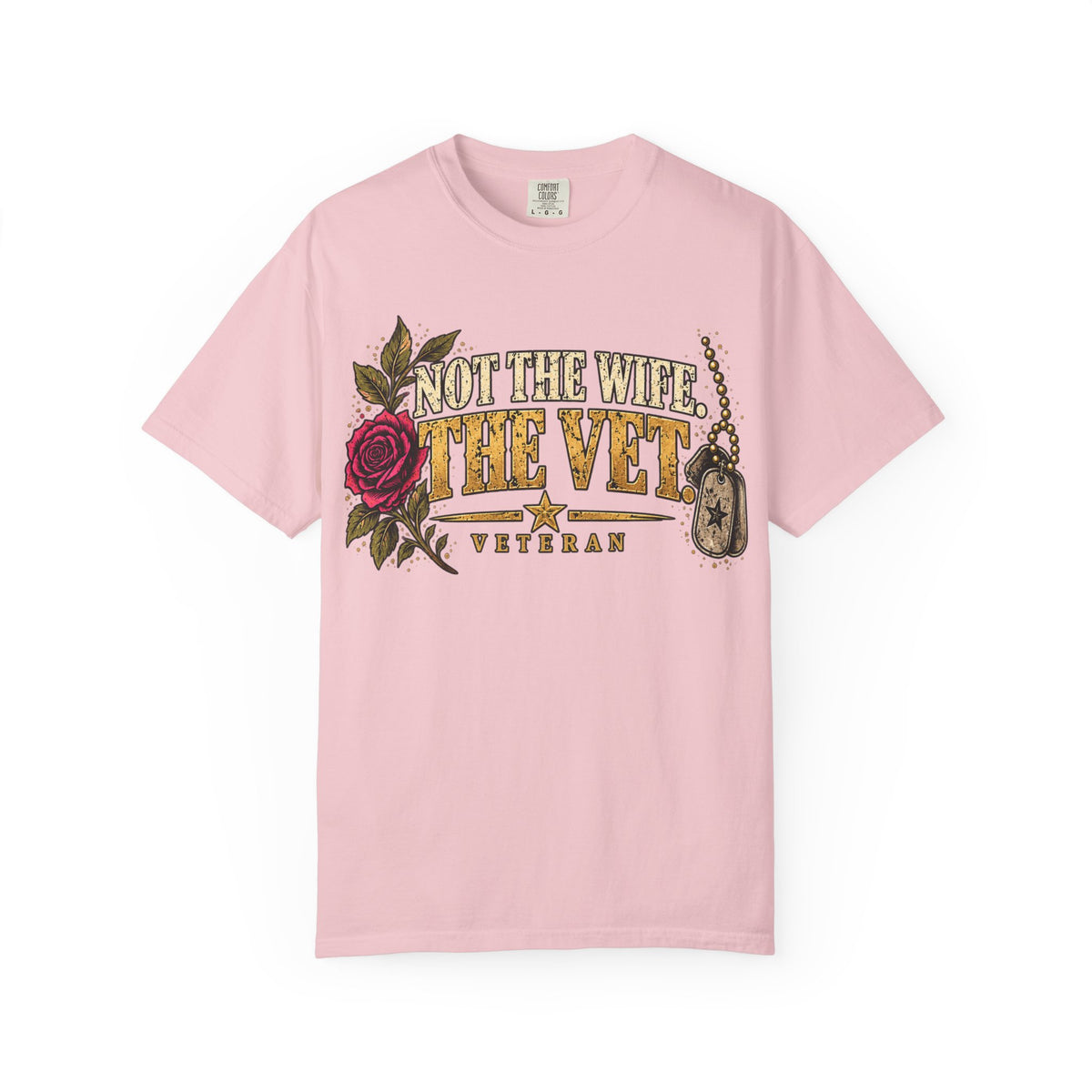 Not the Wife, the Vet | Distressed Rebellion Veteran Tee