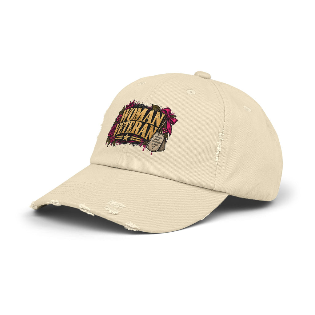 Woman Veteran | Distressed Rebellion Cap