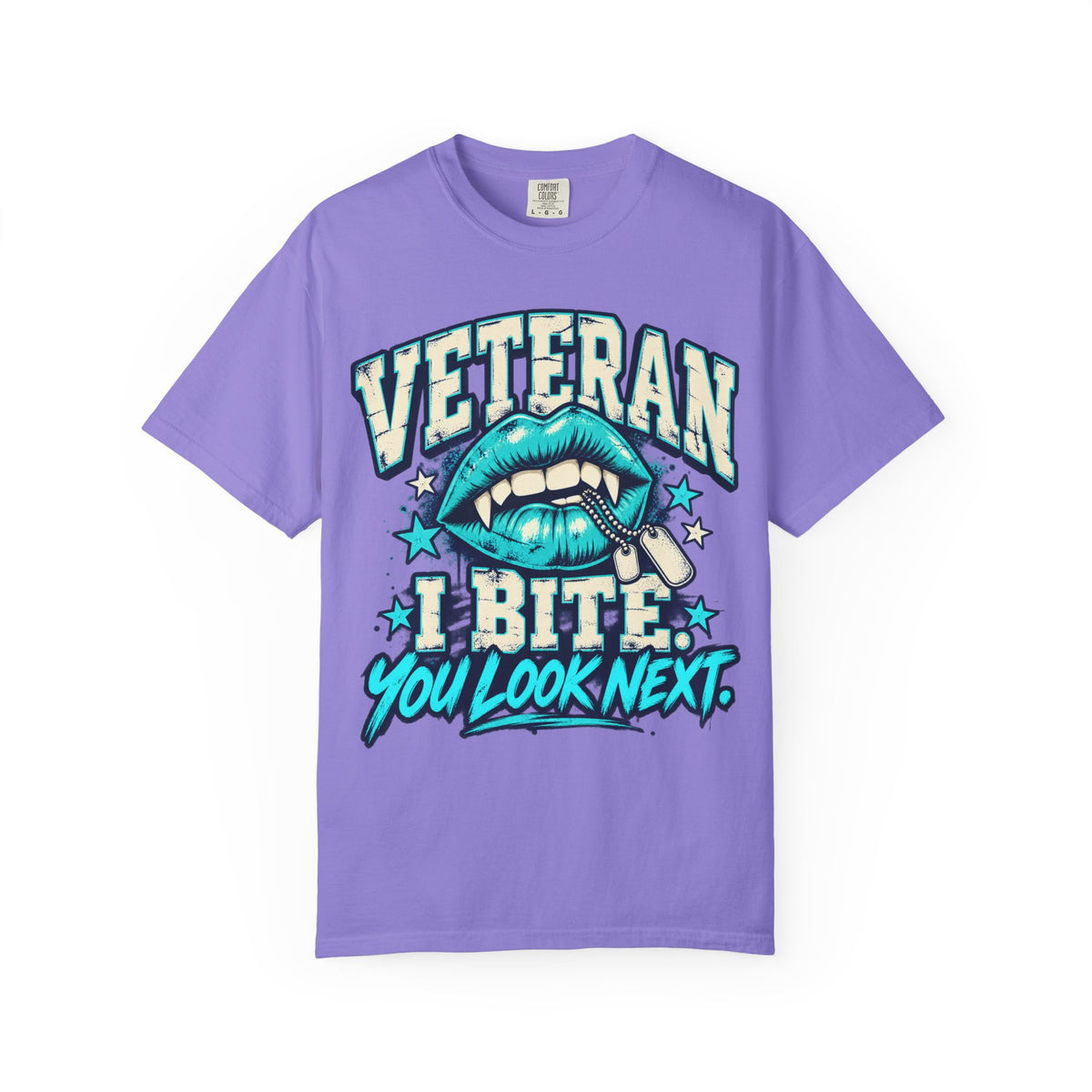I Bite. You Look Next. | Disgruntled Veteran Tee