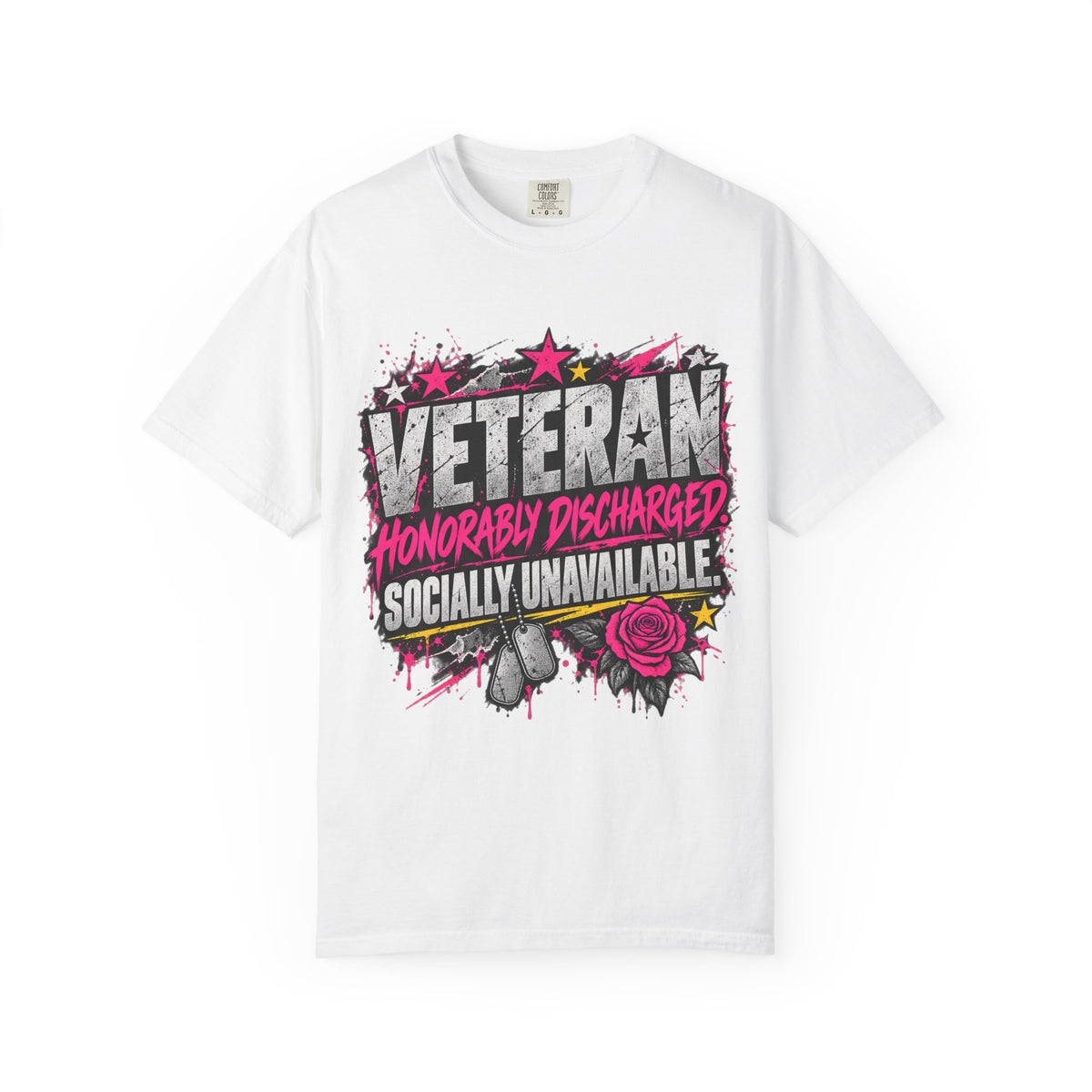 Socially Unavailable | Disgruntled Veteran Tee