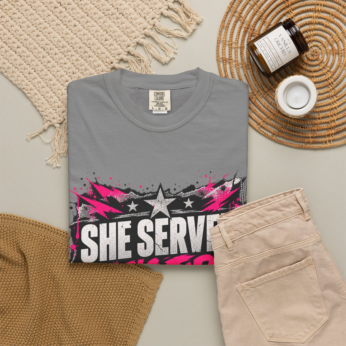 She Served. She's Tired. | Women Veteran Tee