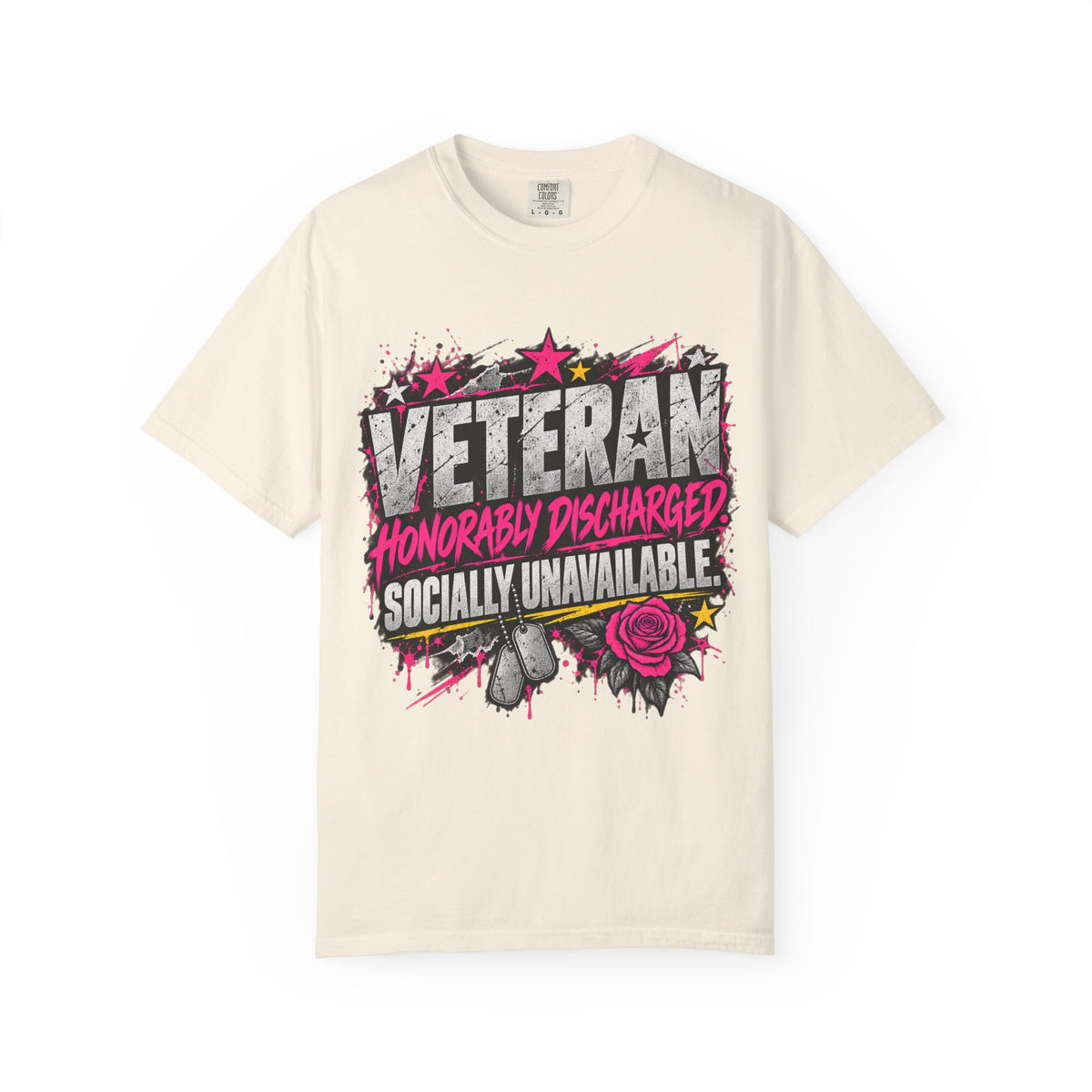 Socially Unavailable | Disgruntled Veteran Tee