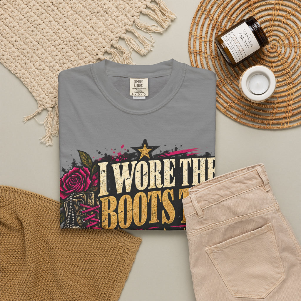 I Wore the Boots Too | Distressed Rebellion Veteran Tee
