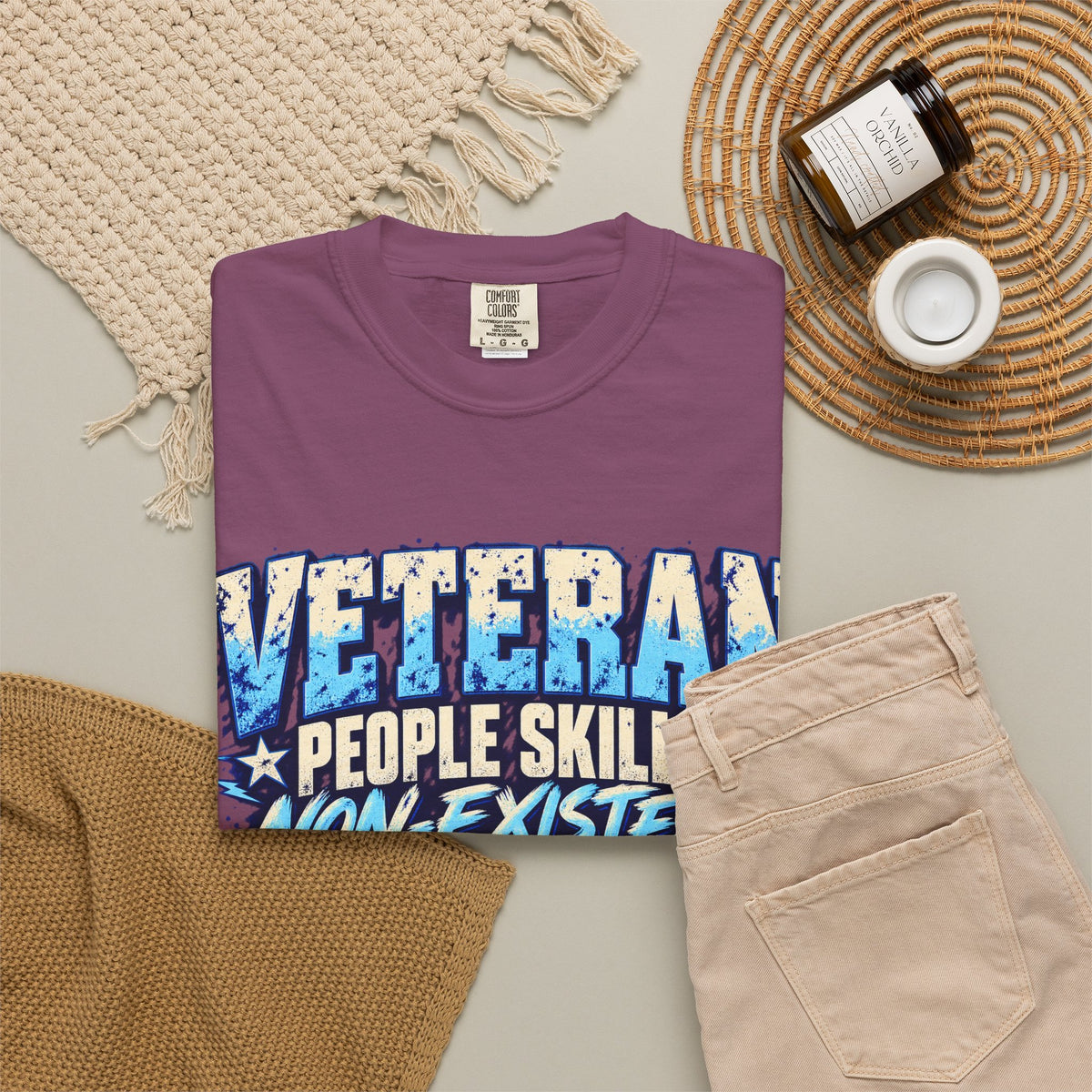 People Skills: Non-Existent | Disgruntled Veteran Tee