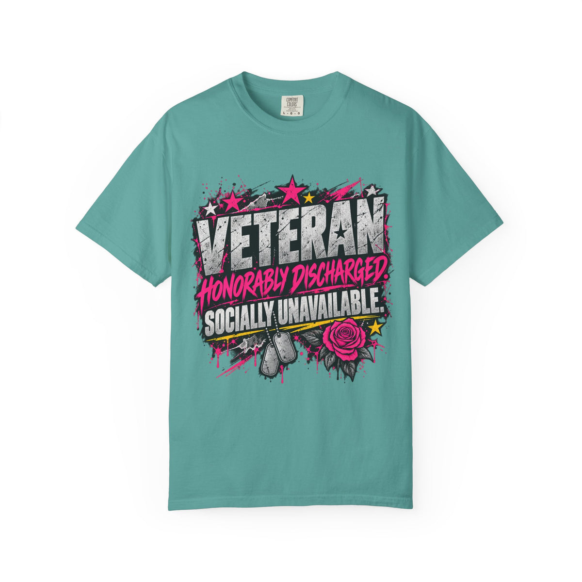 Socially Unavailable | Disgruntled Veteran Tee
