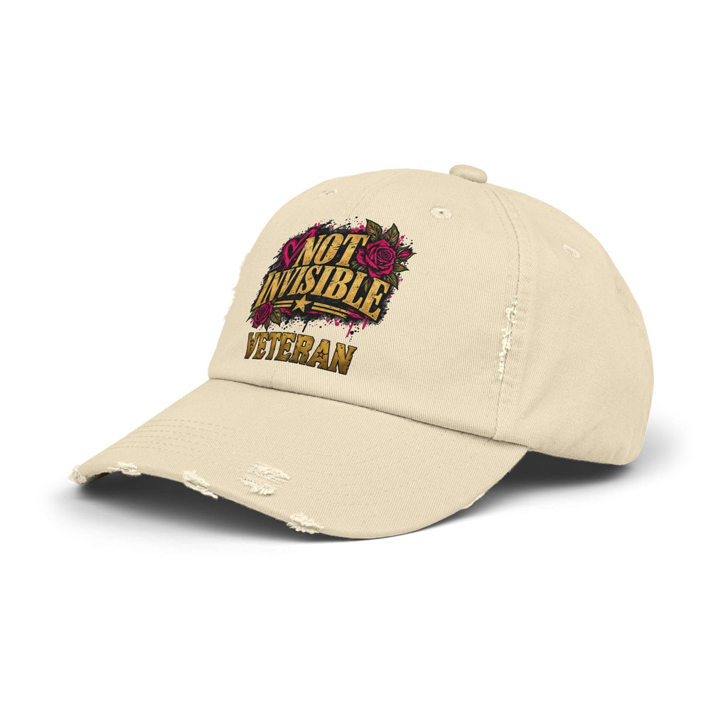 Not Invisible | Distressed Rebellion Veteran Cap