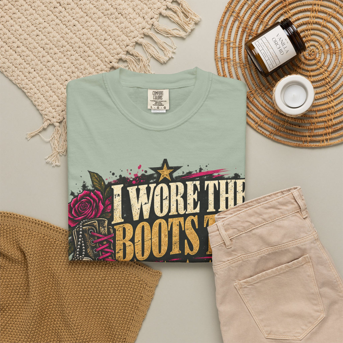 I Wore the Boots Too | Distressed Rebellion Veteran Tee