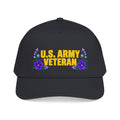 U.S. Army Veteran | Purple Floral Mid-Profile Cap