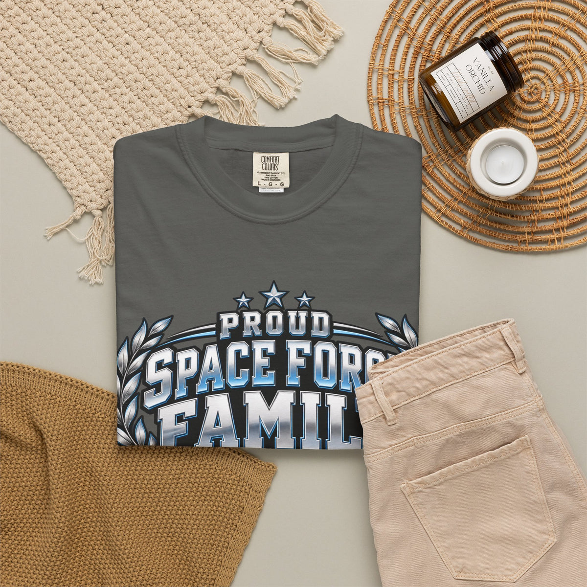 Proud Space Force Family | Graduation Crew Tee
