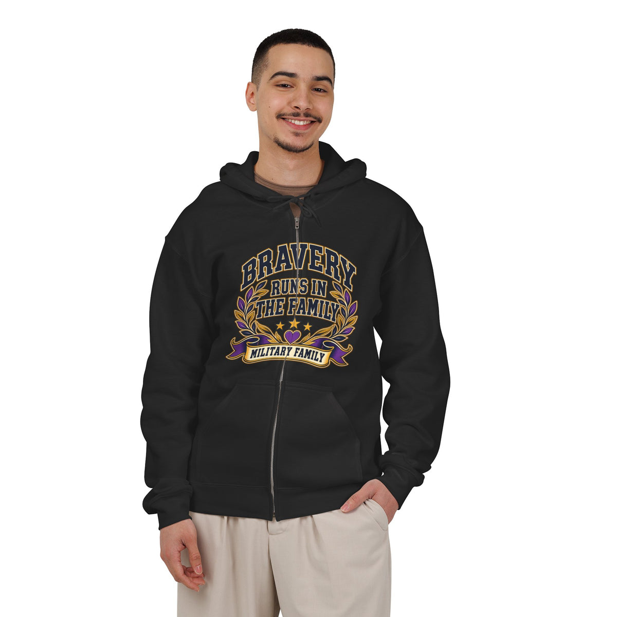 Bravery Runs in the Family | Personalized Laurel Hoodie | Tillman Sample